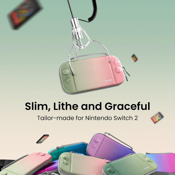 tomtoc Nintendo Switch 2 Uyumlu Askl anta-Cherry Blossom