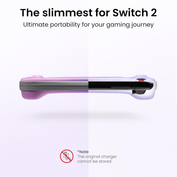 tomtoc Nintendo Switch 2 Uyumlu Askl anta-Iris Purple