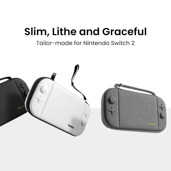 tomtoc Nintendo Switch 2 Uyumlu Askl anta-Gray