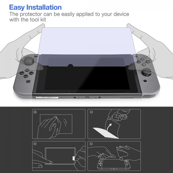Tomtoc Nintendo Switch Anti-Blue Light Cam Ekran Koruyucu (2Adet)