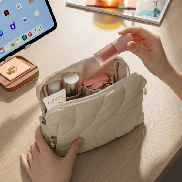 tomtoc Puffy Organizer anta -Dune Share