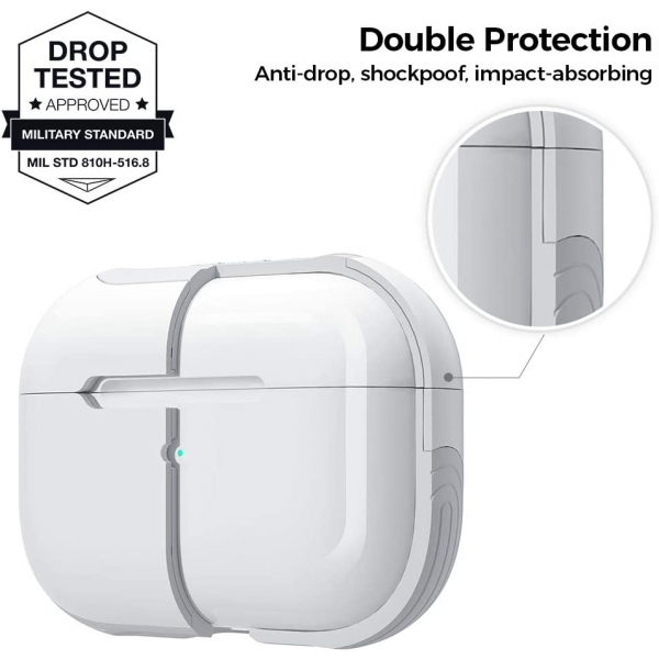 tomtoc AirPods Pro Smart Klf-White