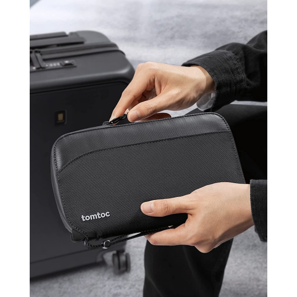 tomtoc Su Geirmez Pasaport/Kartlk Organize antas-Black