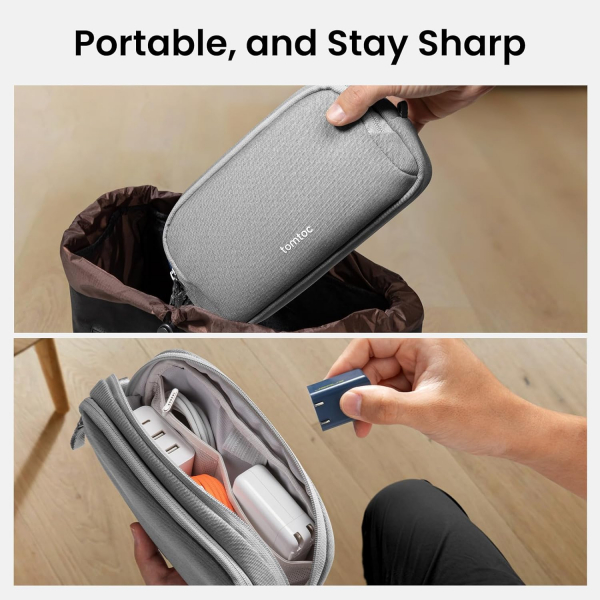 tomtoc Tanabilir Saklama antas-Gray