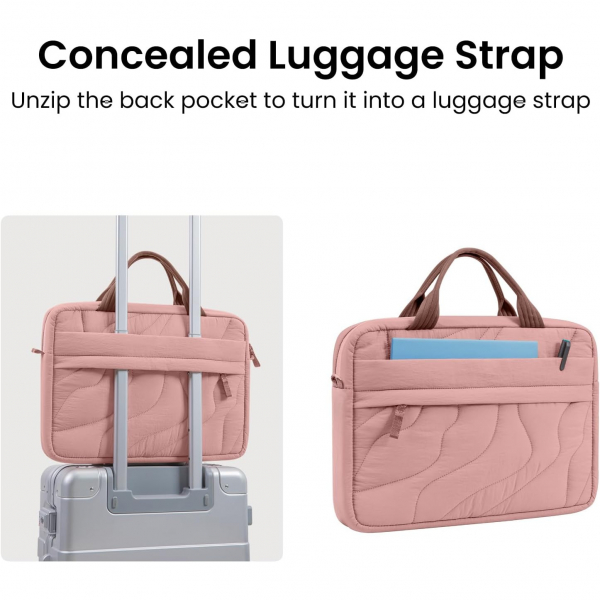 tomtoc Terra-A28 Laptop antas (13-14 in)-Saltblush