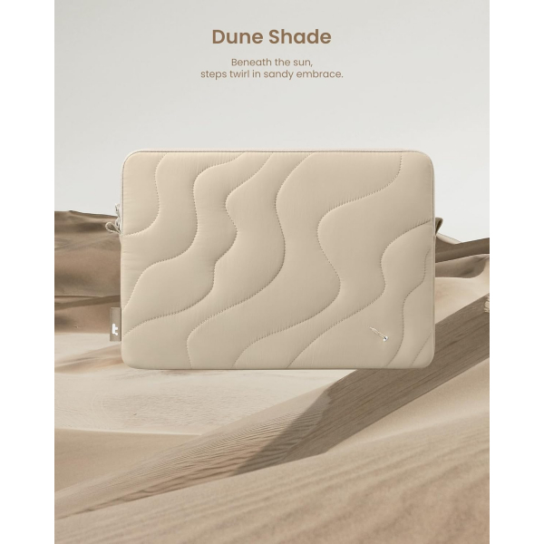 tomtoc Terra A27 Puffy Laptop �antas� (14 in�)-Dune Shade