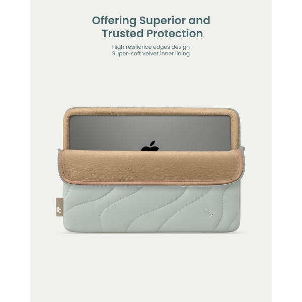 tomtoc Terra A27 Puffy Laptop �antas� (16 in�)-Lakeshore