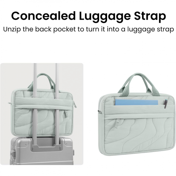 tomtoc Terra A28 Puffy Laptop �antas� (15-16 in�)-Lakeshore