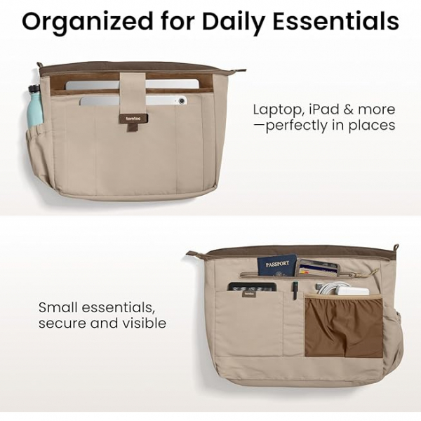 tomtoc Terra T38 Puffy Laptop �antas� (13-14 in�)-Earthshade