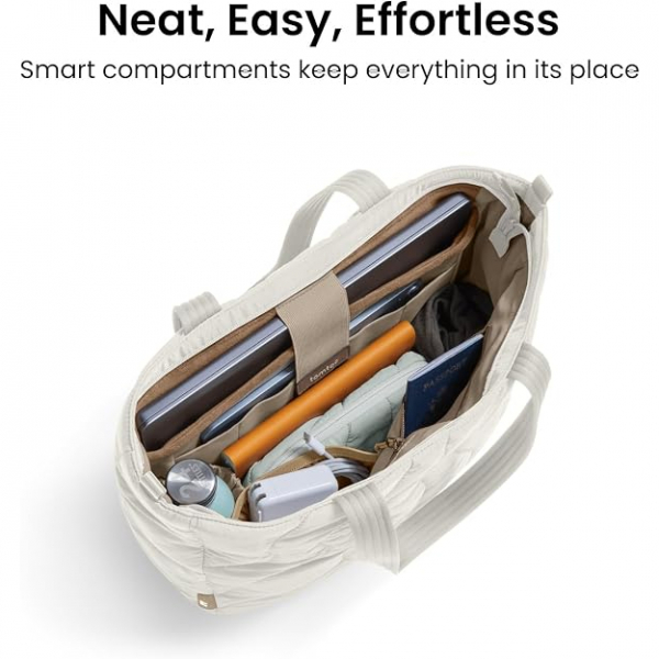 tomtoc Terra T38 Puffy Laptop �antas� (15-16 in�)-Snowberg