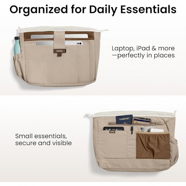 tomtoc Terra T38 Puffy Laptop �antas� (15-16 in�)-Snowberg