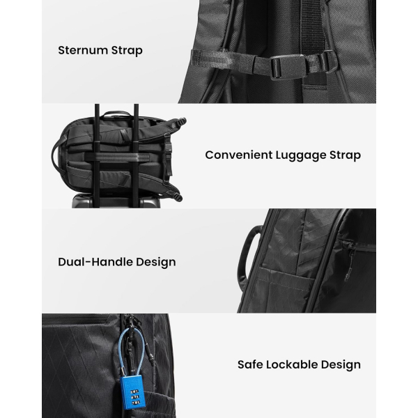tomtoc UrbanEX T77 X-Pac Laptop S�rt �antas� (26 L)