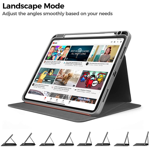 tomtoc iPad Pro Kalem B�lmeli K�l�f (11 in�)-Avocado