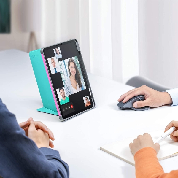 tomtoc iPad Pro Kalem B�lmeli K�l�f (11 in�)-BlueMint