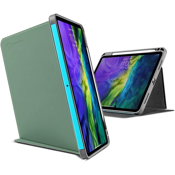 tomtoc iPad Pro Kalem B�lmeli K�l�f (11 in�)-Cactus