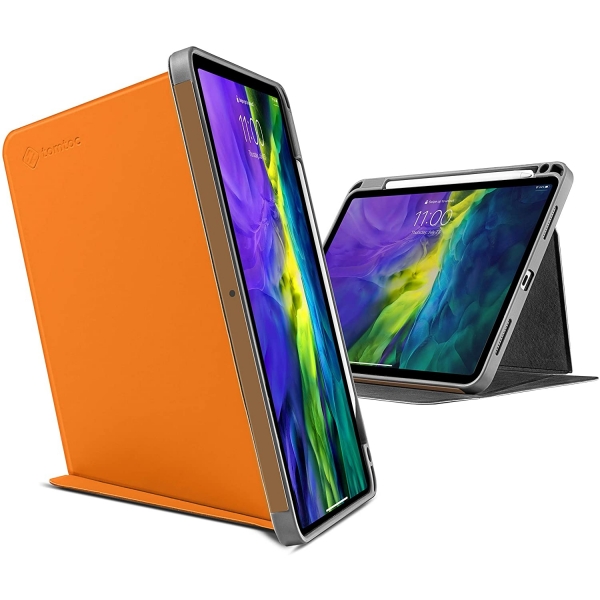 tomtoc iPad Pro Kalem B�lmeli K�l�f (11 in�)-Orange