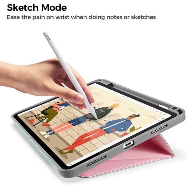 tomtoc iPad Pro Kalem B�lmeli K�l�f (11 in�)-Sakura