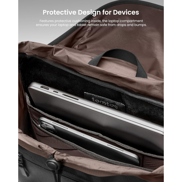 tomtoc VintPack TA1 Laptop S�rt �antas� (22 L)-Dark