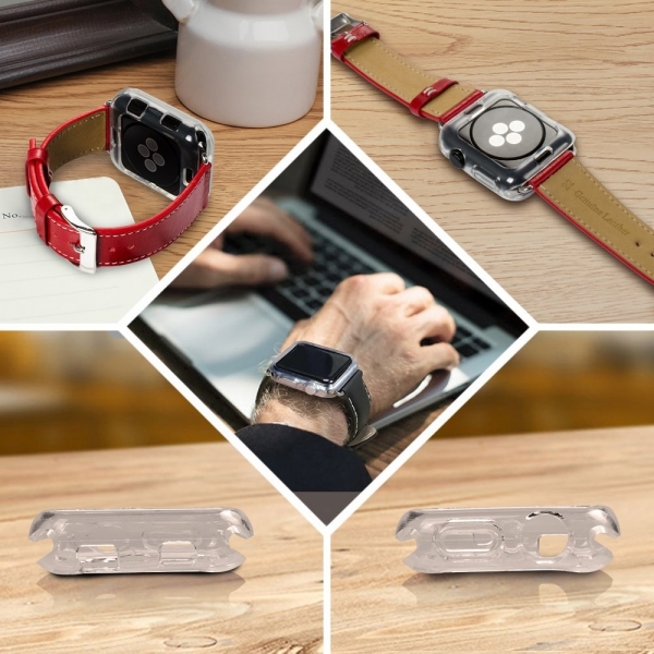 top4cus Apple Watch Silikon Klf (38mm)-Clear