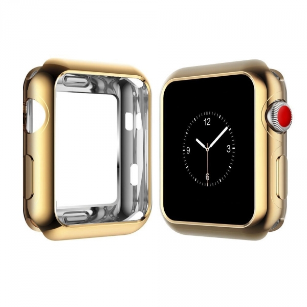 top4cus Apple Watch Silikon Klf (42mm)-Gold