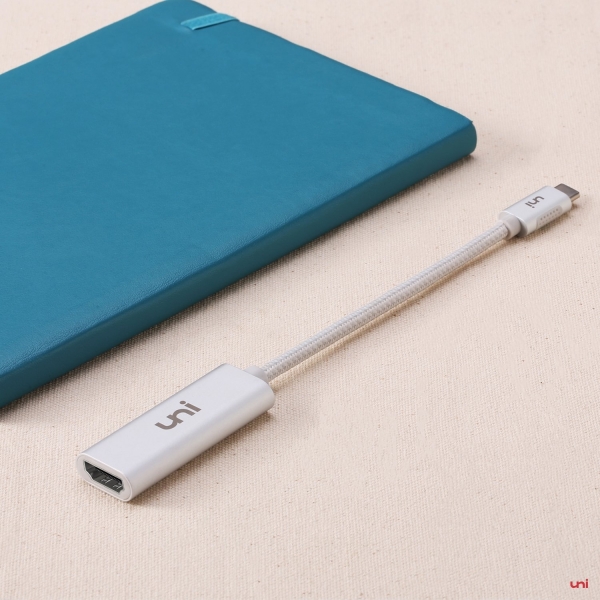 uni USB C to HDMI Adaptr (Silver)