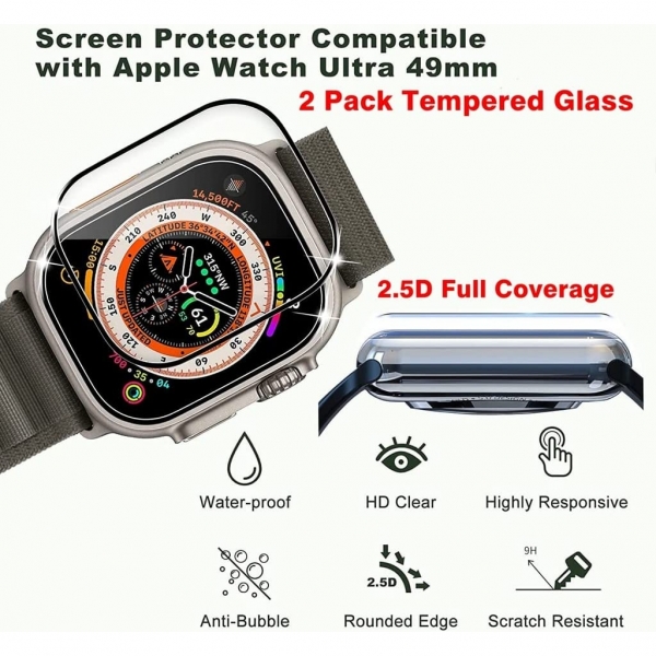 wzson Apple Watch Ultra Ekran Koruyucu (49mm)