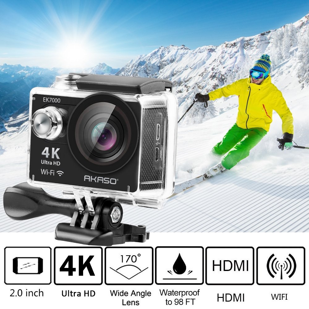 akaso ek7000 4k wifi sports aksiyon