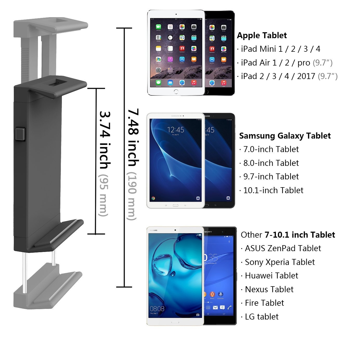 apps2car evrensel tablet tutucu cd