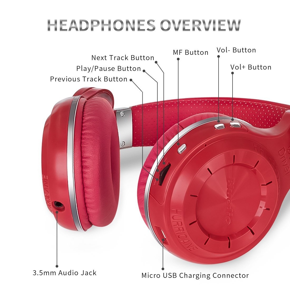 bluedio t2s bluetooth kulak ustu