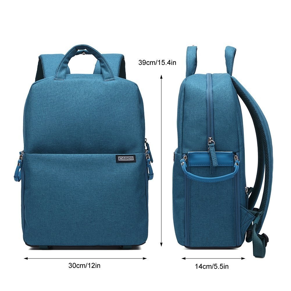 Caden Professional Su Gecirmez Kamera Bolmeli Laptop Cantasi 3080