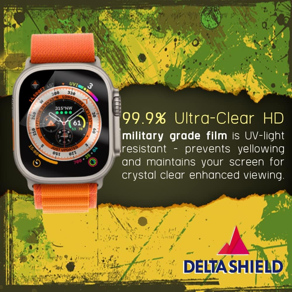 DeltaShield Apple Watch Ultra Ekran Koruyucu 49 mm 92151