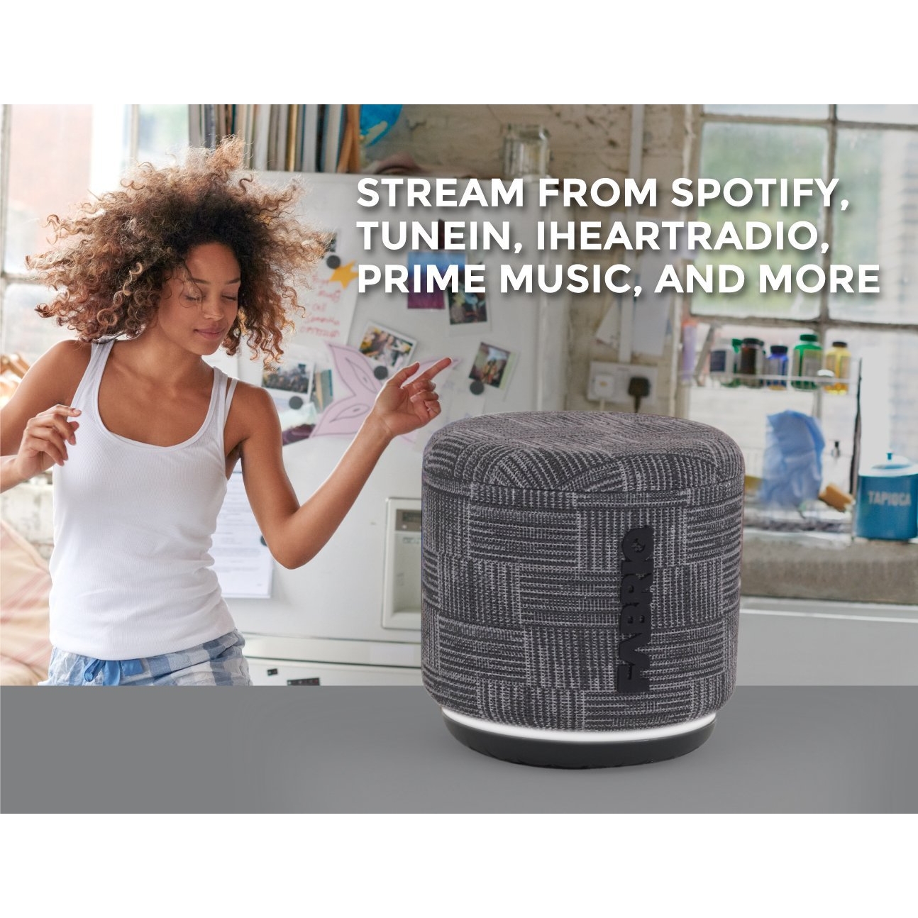 Fabriq Riff Portatif Wifi Bluetooth Akilli Hoparlor 8295
