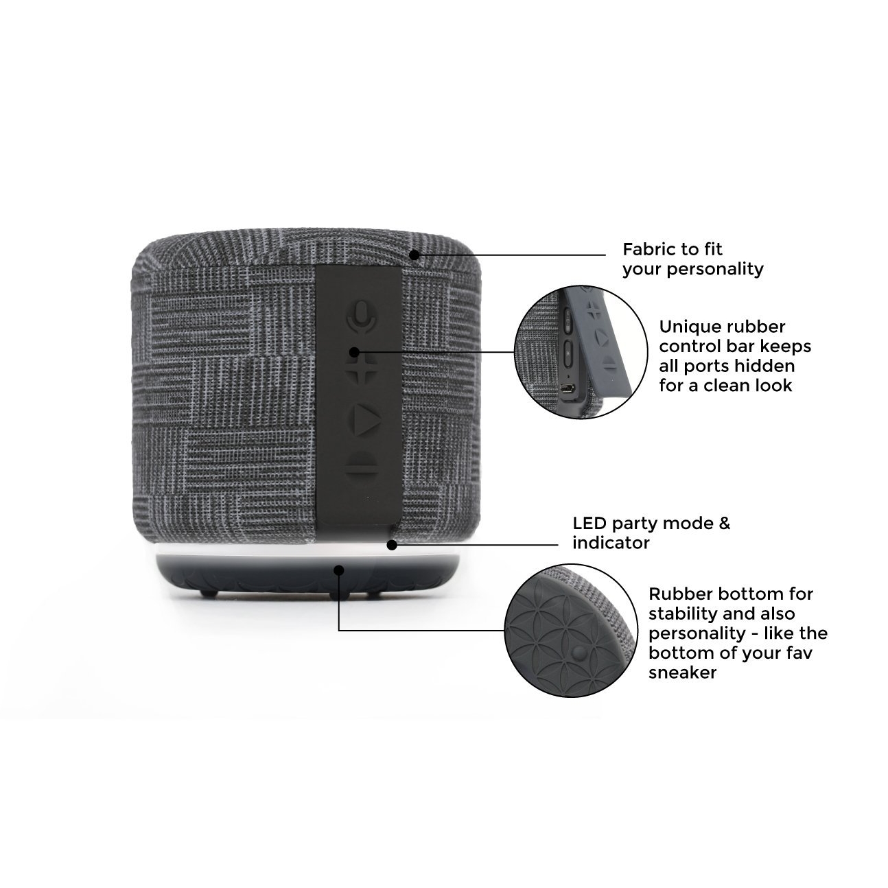Fabriq Riff Portatif Wifi Bluetooth Akilli Hoparlor 8295