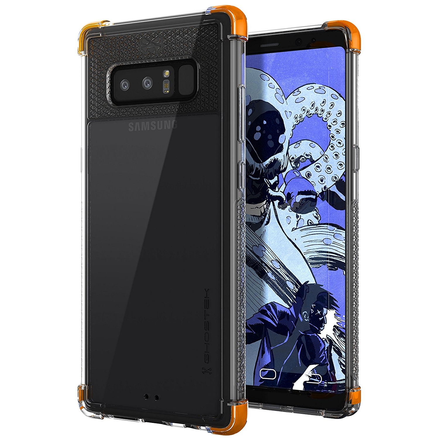 Ghostek Covert 2 Galaxy Note 8 Şeffaf Kılıf (MIL-STD-810G)
