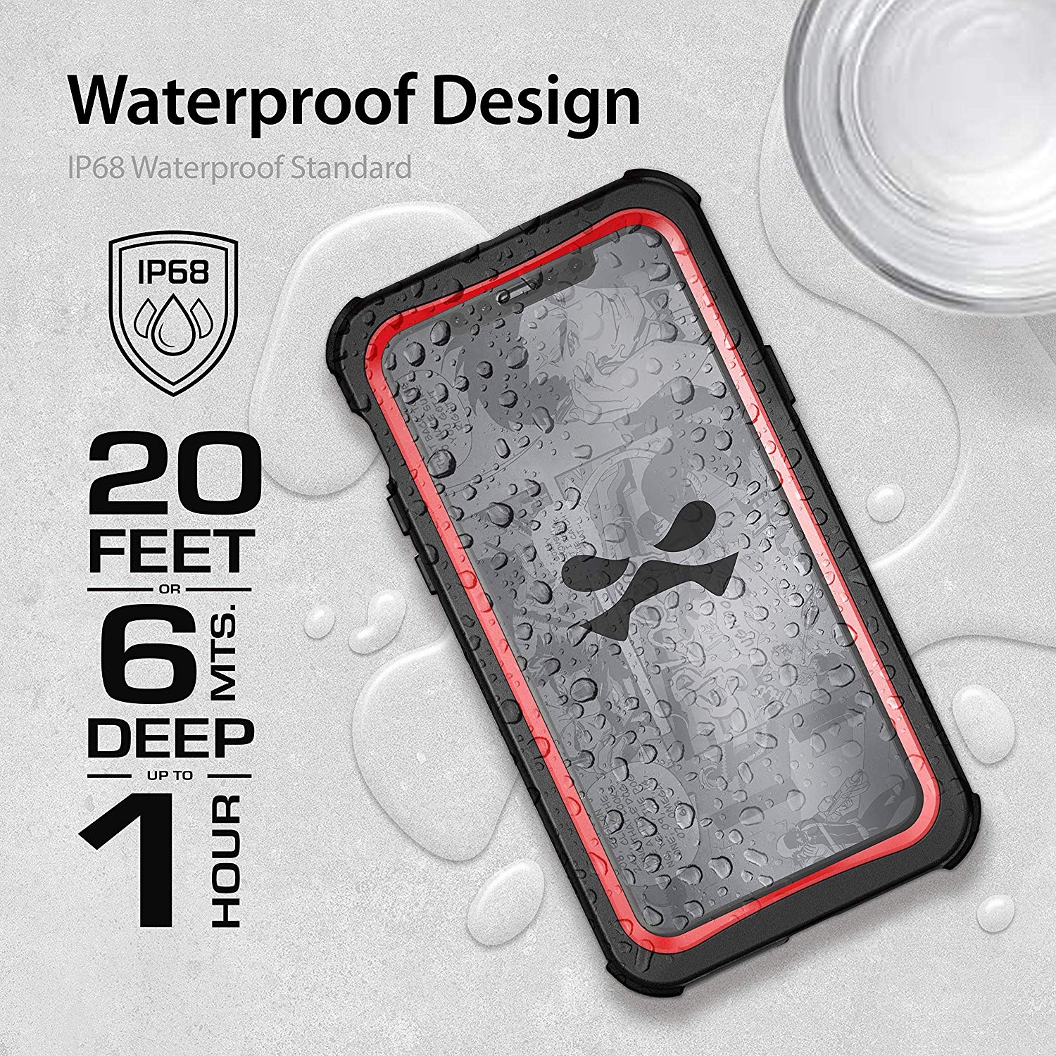 ghostek iphone 11 pro max su gecirmez kilif mil std 810g 28619