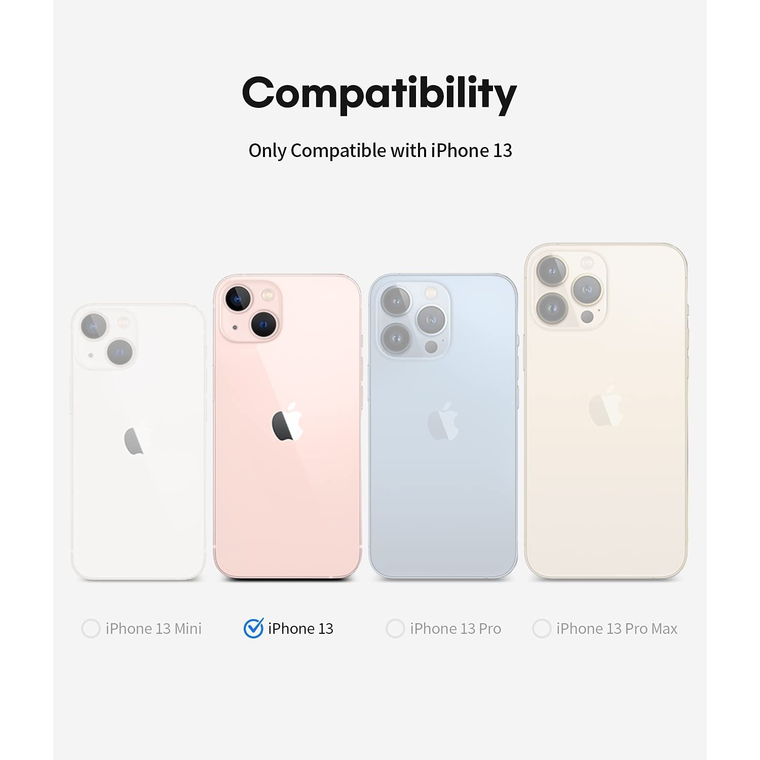 Goospery iPhone 13 2+2 Paket Ekran ve Kamera Lens Koruyucu 54592