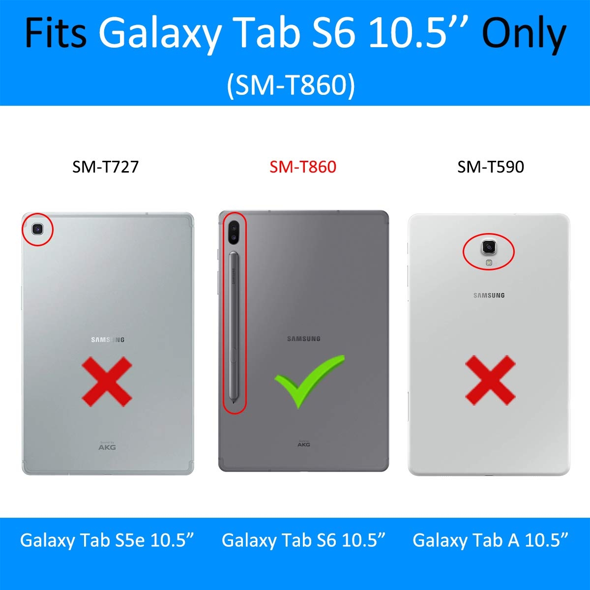 Hocase Samsung Galaxy Tab S6 Kilif 10 5 Inc 27806