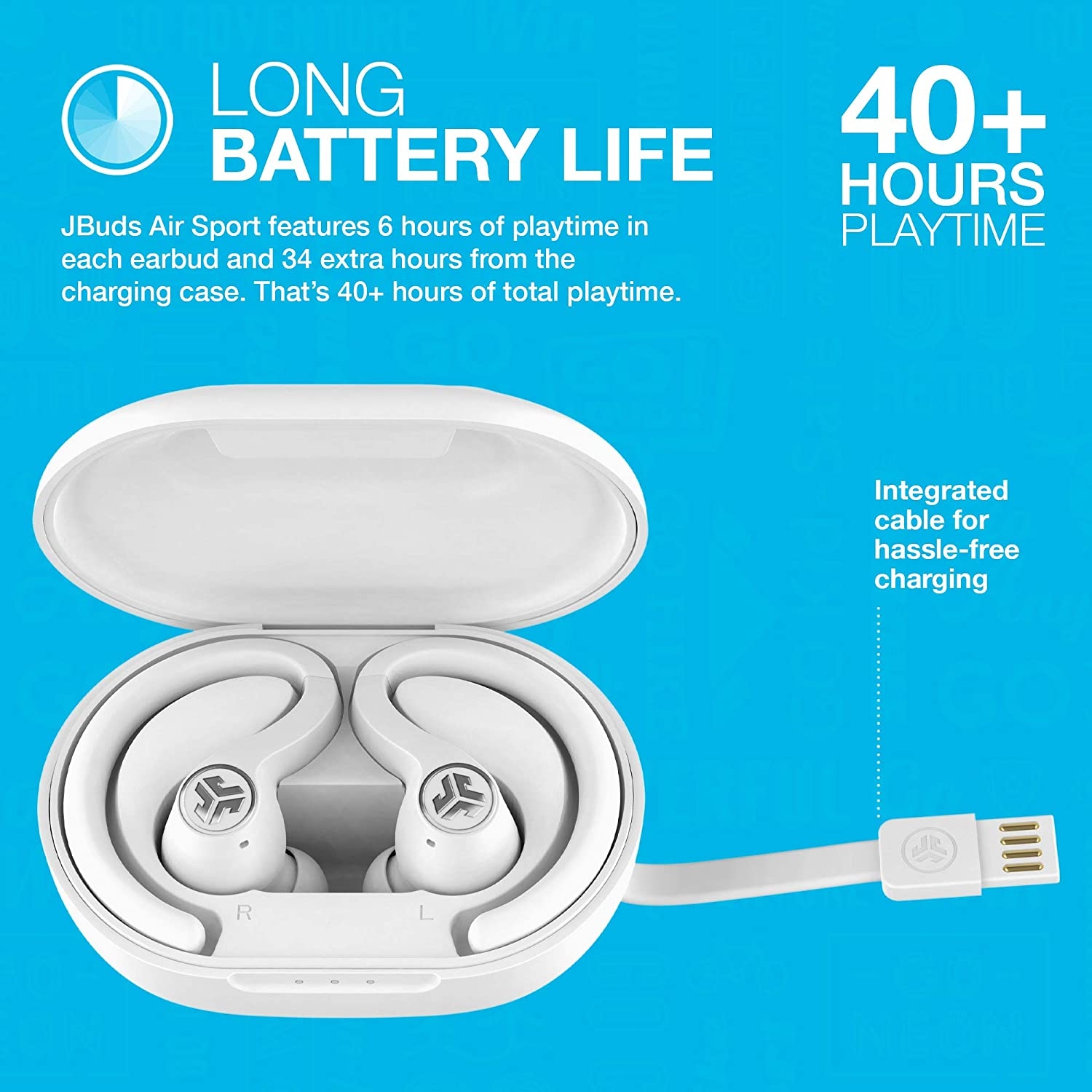 JLab Audio JBuds Air Sport Bluetooth Kancal Kulakl k 27252