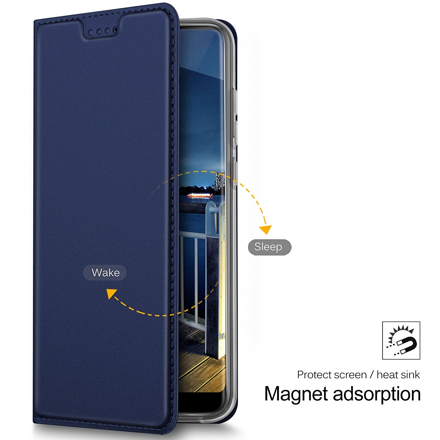 Kugi Huawei P20 Lite Cuzdan Kilif 7821