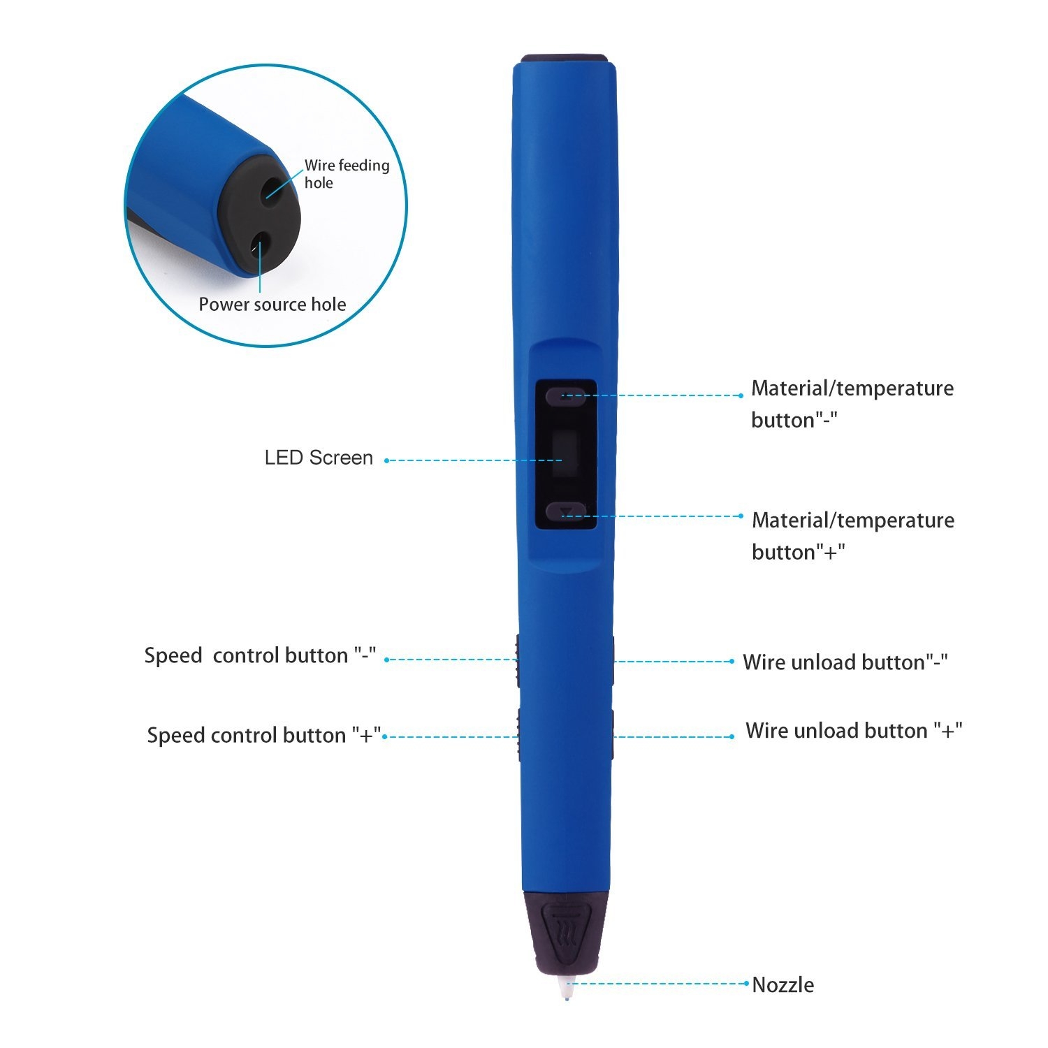 leshp f10 3d handheld craft art