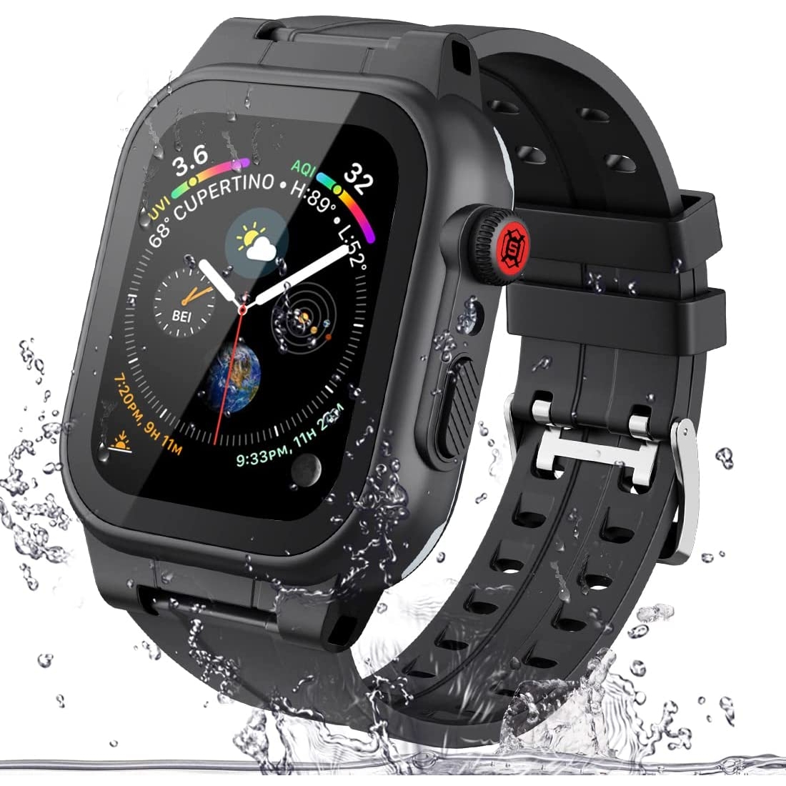 LaBold Apple Watch 7 Su Geçirmez Kayış (45mm)