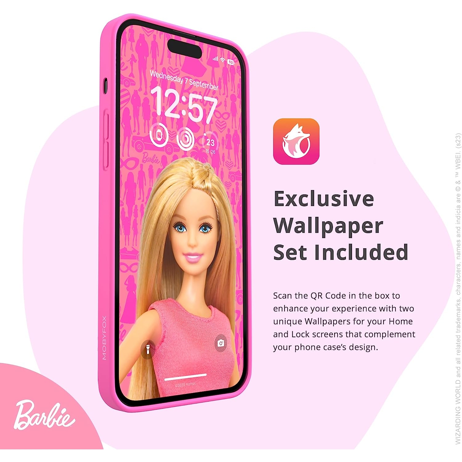 MobyFox iPhone 14 Pro Barbie Kılıf 86692