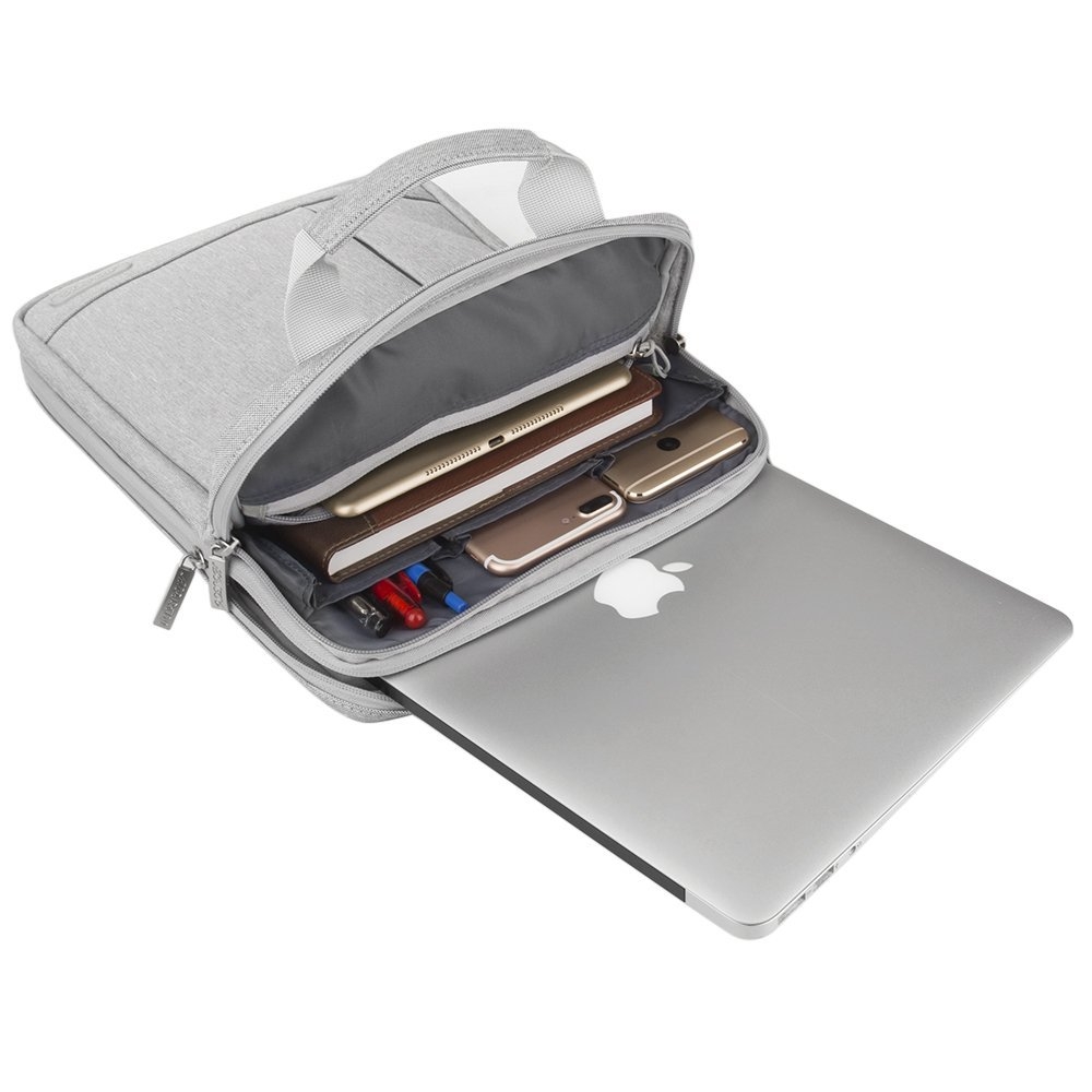 Amazon Com Mosiso Laptop Sleeve Compatible With 13 13 3 Inch Macbook Pro Macbook Air Notebook Computer Water Repellent Neoprene Bag With Small Case Baby Pink Computers Accessories
