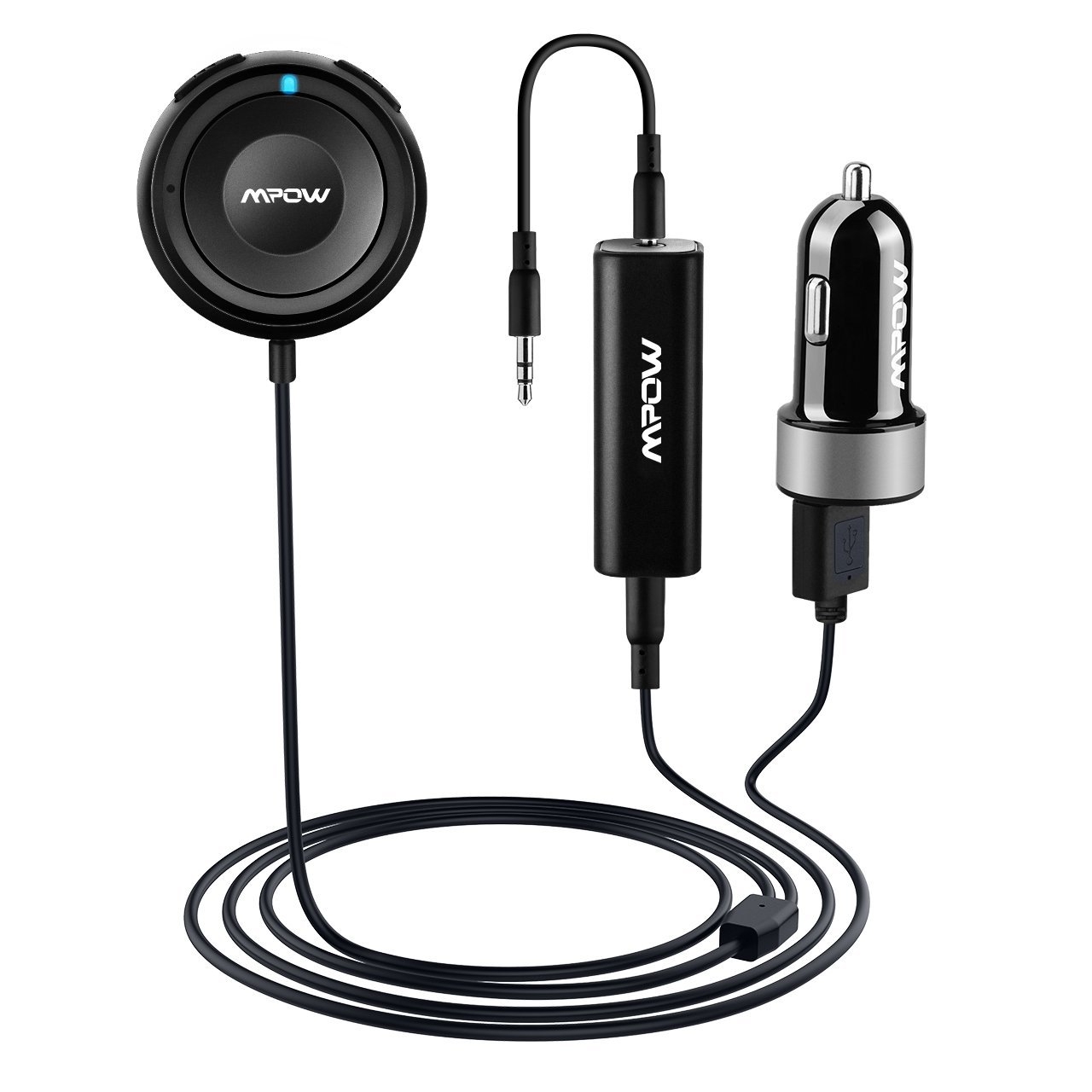 Mpow Bluetooth Al c Arac arj ve zolator 3530
