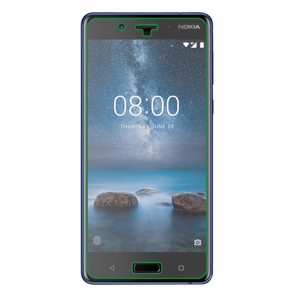 mr shield nokia 8 temperli cam ekran koruyucu 3 adet 5064