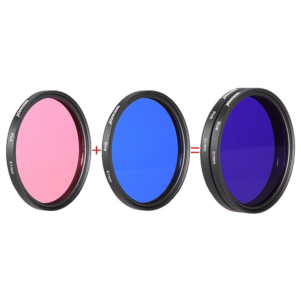 neewer 67mm renkli lens filtresi 9