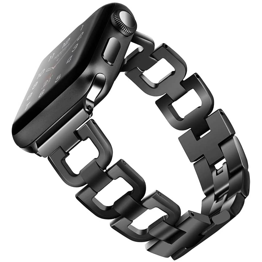 OULUCCI Paslanmaz Çelik Apple Watch 7 Kayış (41mm)