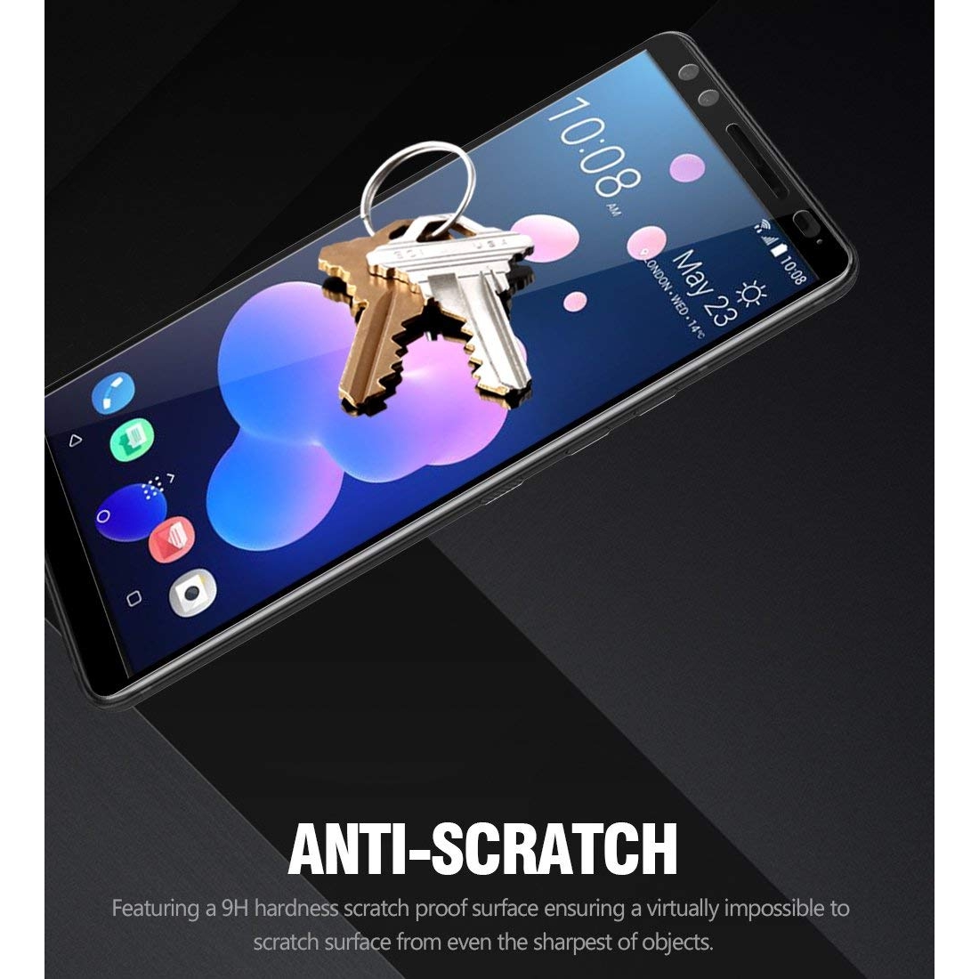 poetic htc u12 plus temperli cam ekran