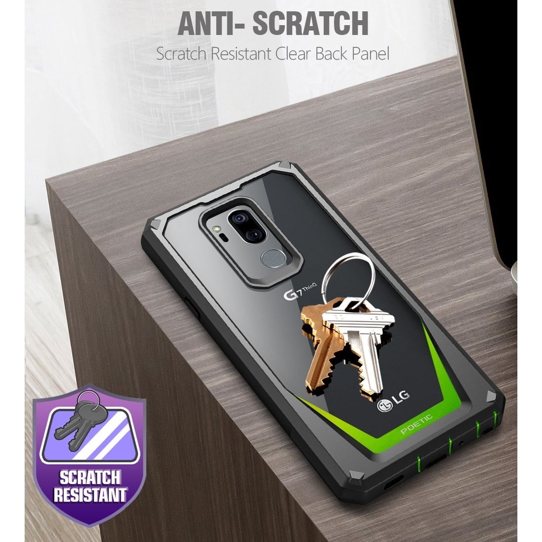 poetic lg g7 thinq rugged bumper kilif 8492
