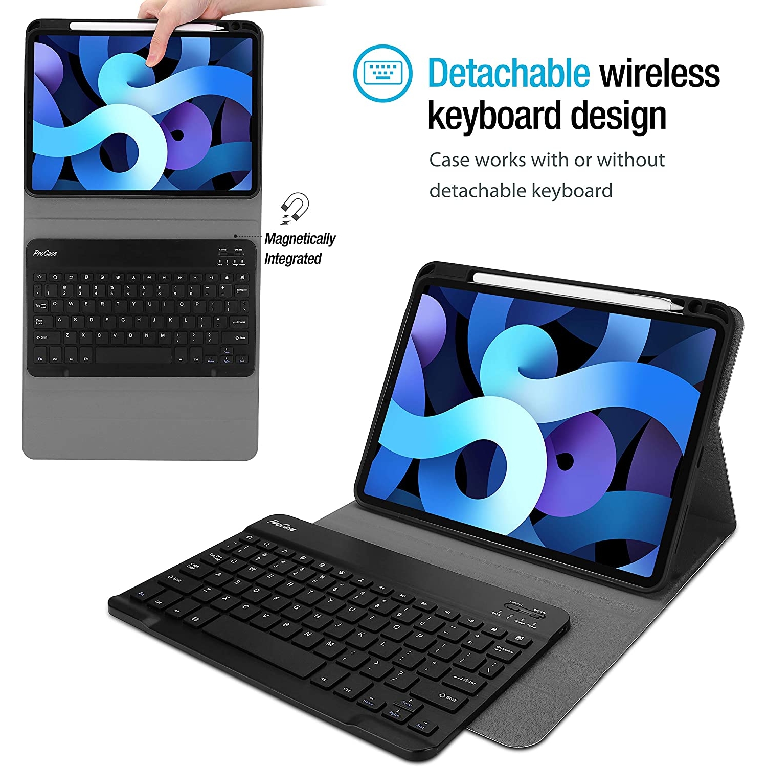 procase ipad air 4 kalem bolmeli ve